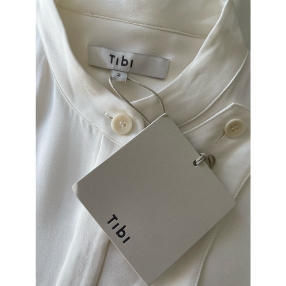 Tibi 4Ply Silk Detached Ruffle - Picture 4 of 6